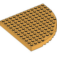 Lego kostka kulatý roh 12x12, (4163603)